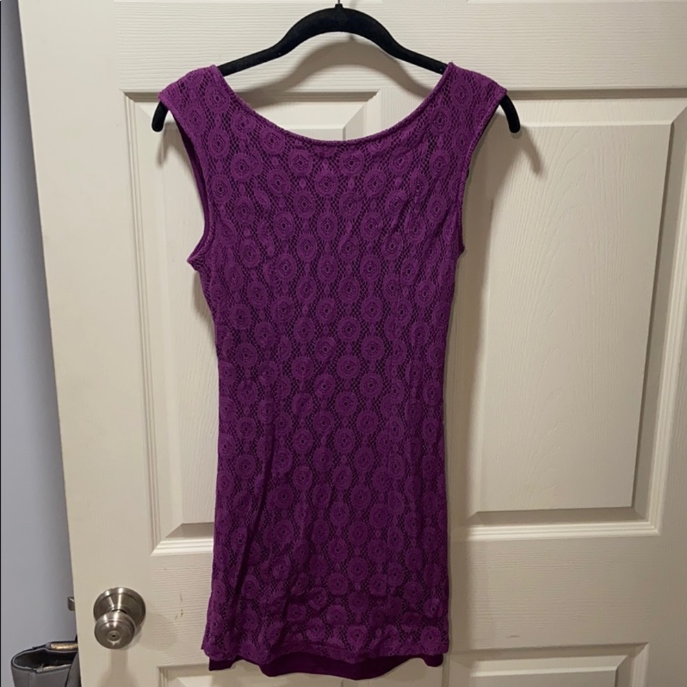 Forever 21 Purple Backless Dress